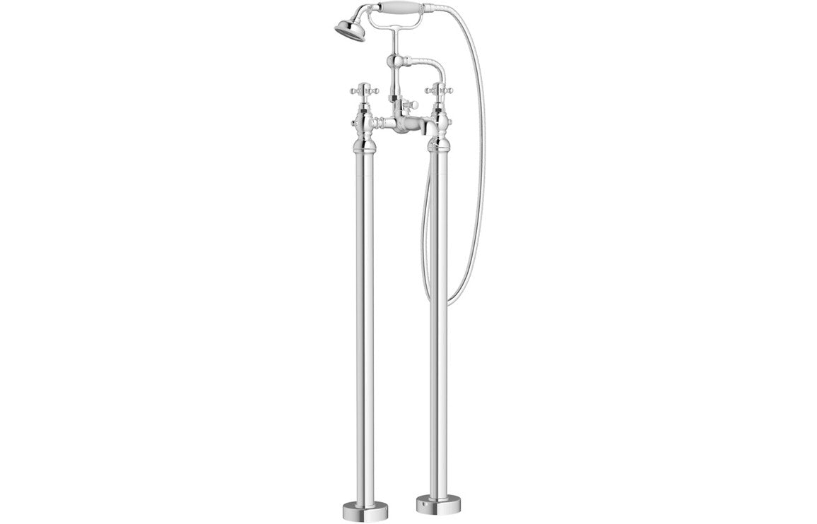 Sabira Tadlow Floor Standing Bath/Shower Mixer & Shower Kit