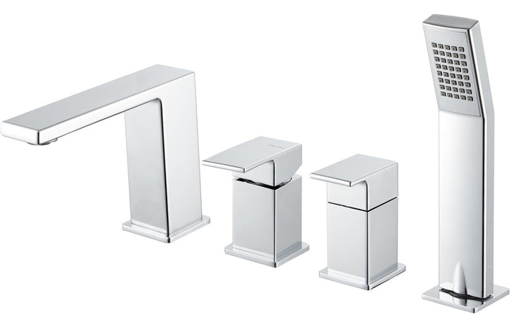 Sabira Lys 4-Hole Deck Mounted Bath/Shower Mixer