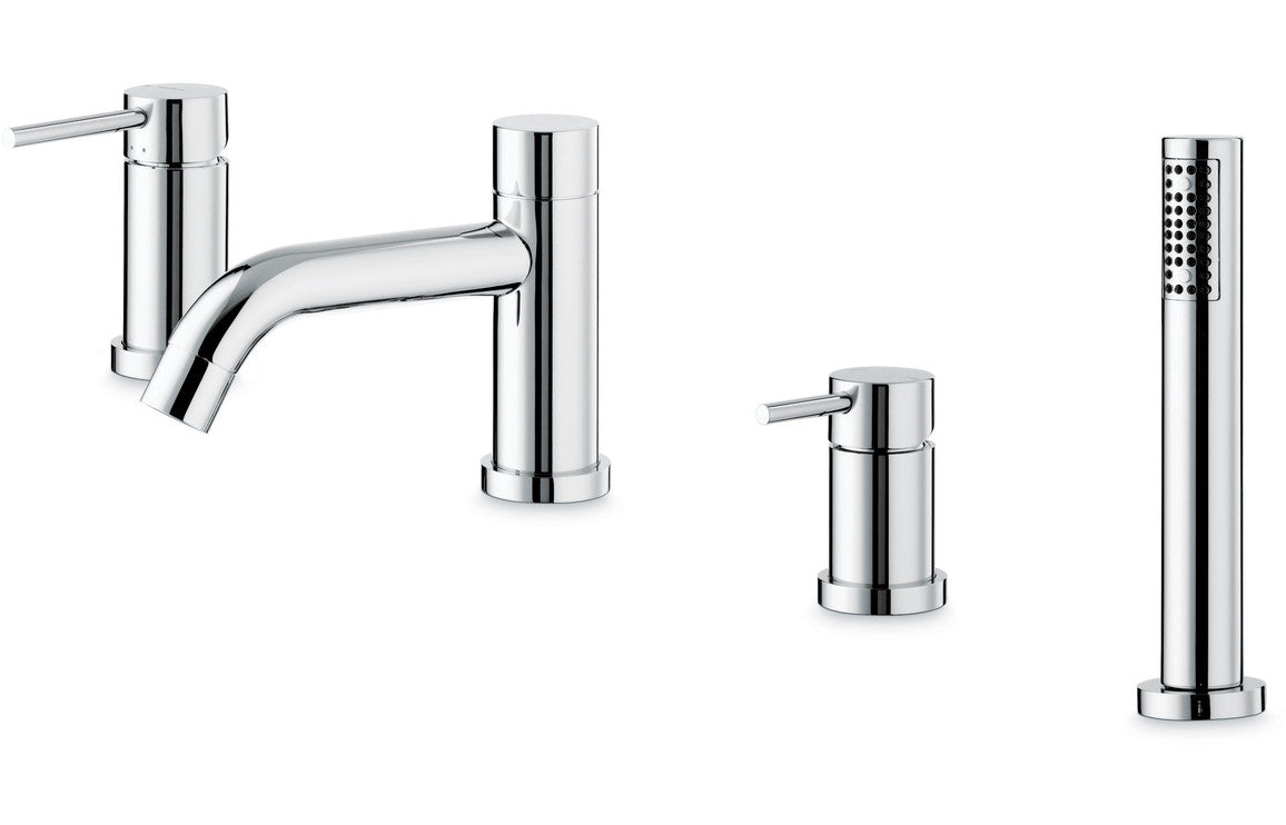 Sabira Maira 4-Hole Deck Mounted Bath/Shower Mixer