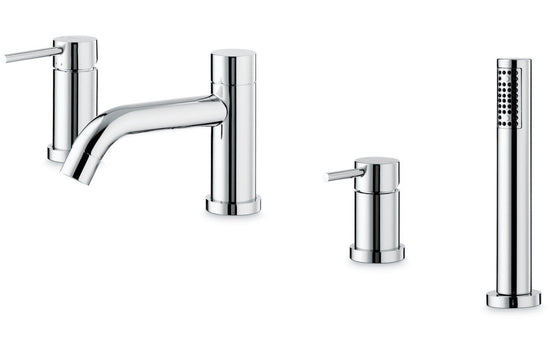 Sabira Maira 4-Hole Deck Mounted Bath/Shower Mixer