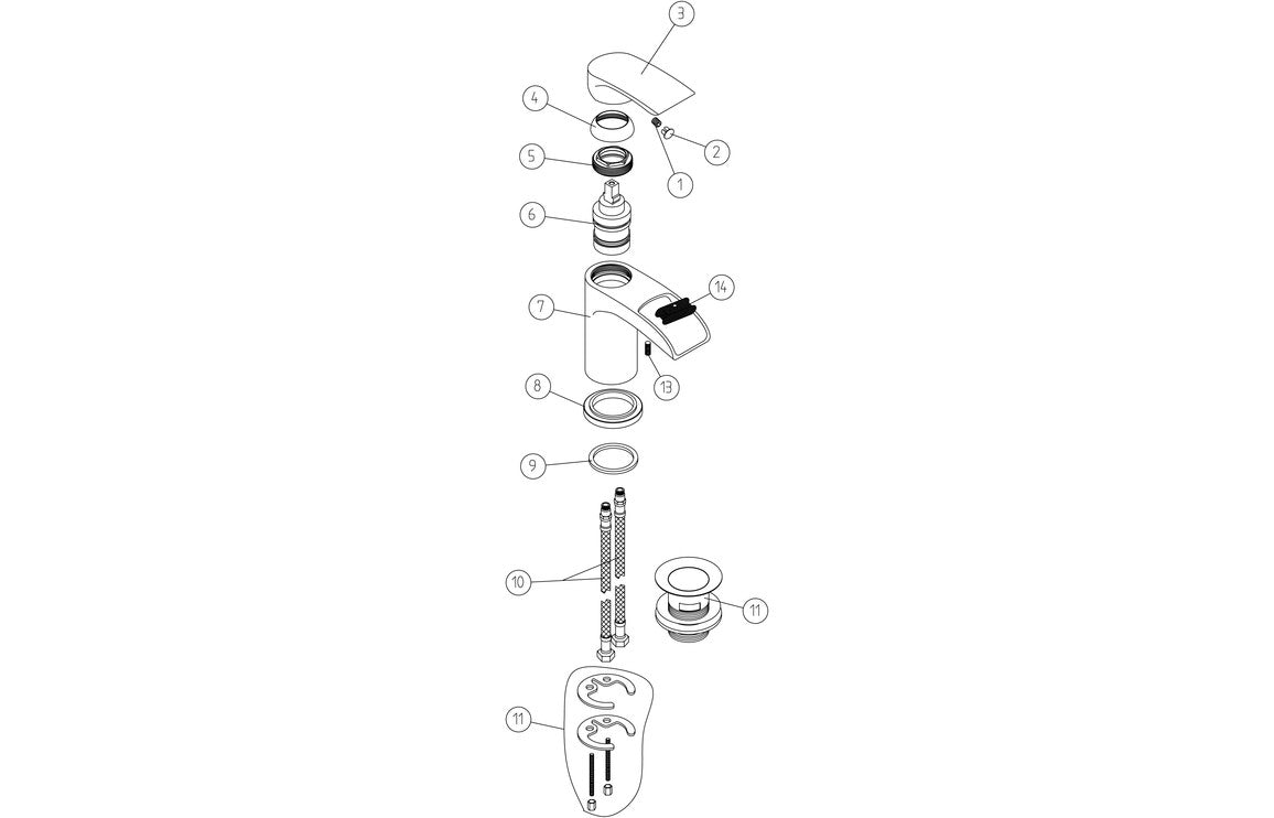 Sabira Reims Basin Mixer