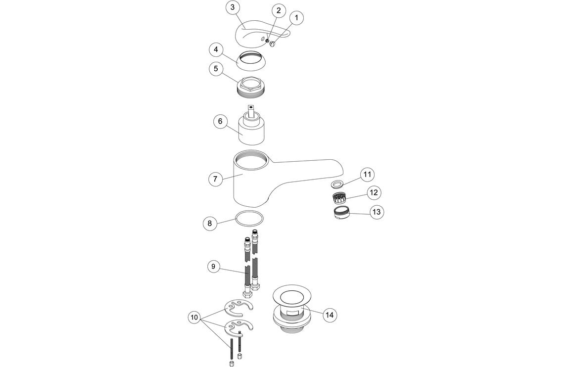 Sabira Nerola Basin Mixer