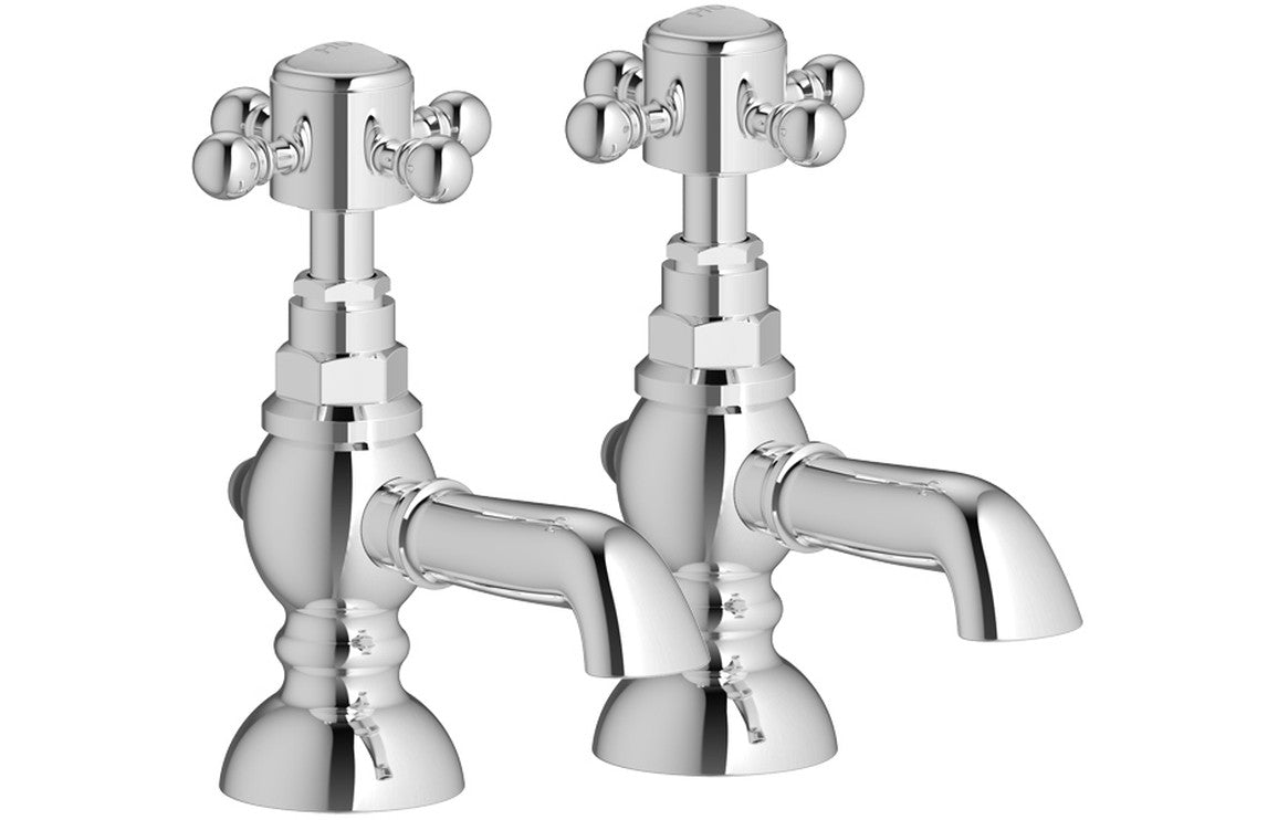 Sabira Tadlow Basin Pillar Taps
