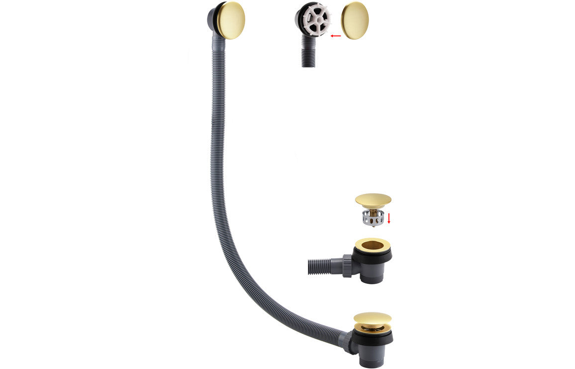 Sabira Sprung Bath Waste & Overflow