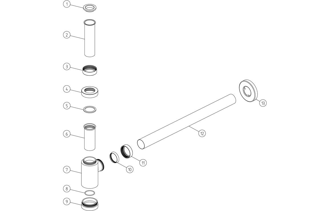 Sabira Modern Round Bottle Trap