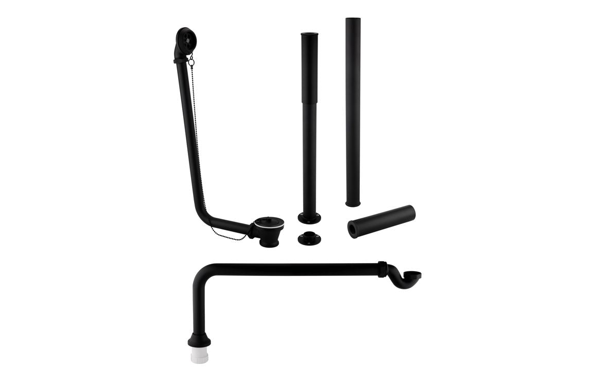 Sabira Exposed Bath Plug & Chain Waste w/Pipe Shrouds