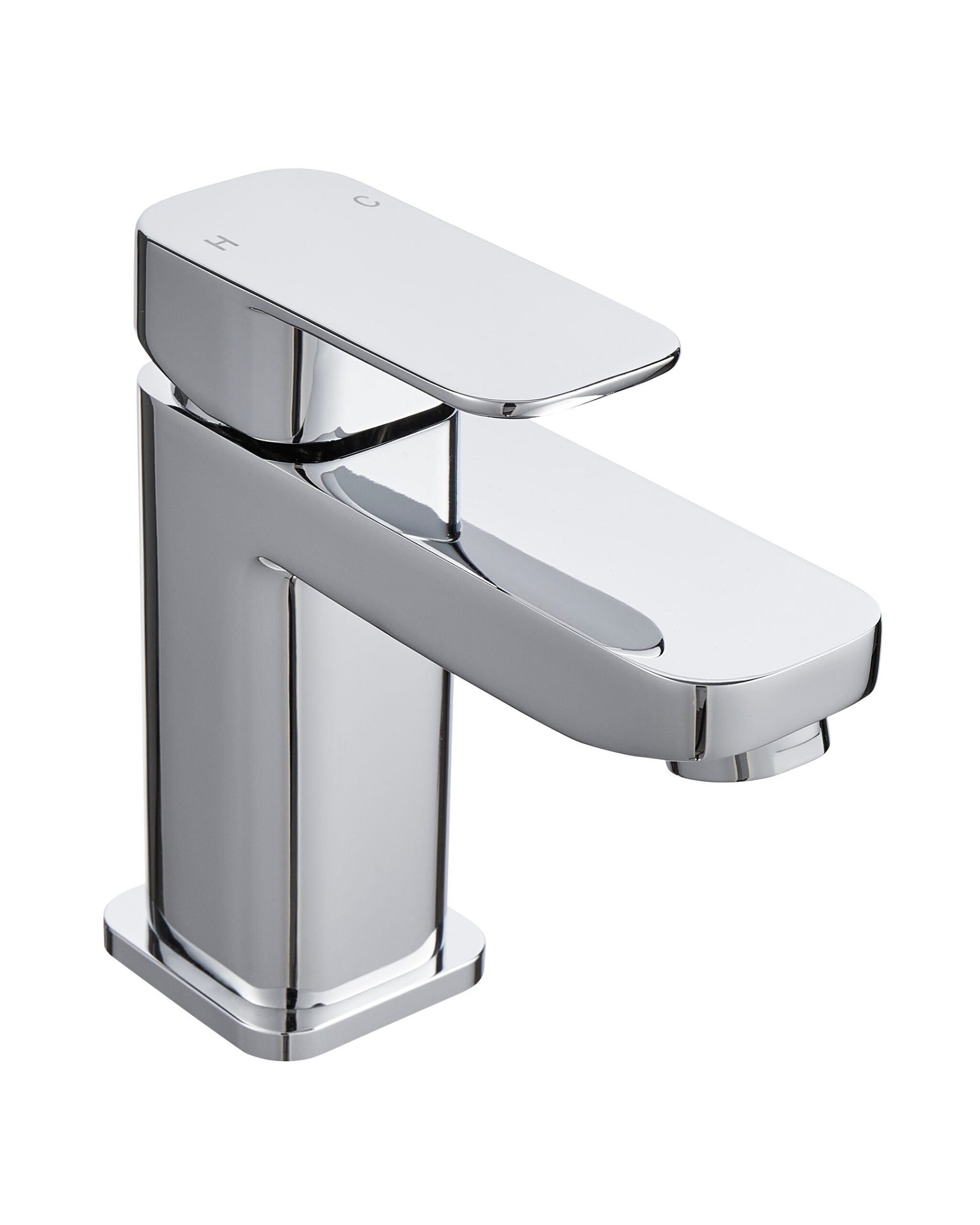 Strano Mono Basin Mixer With Push Waste – Strano Mono Basin Mixer with Push Waste | Luxury Bathroom & Radiator Collection by HomeRangeDirect