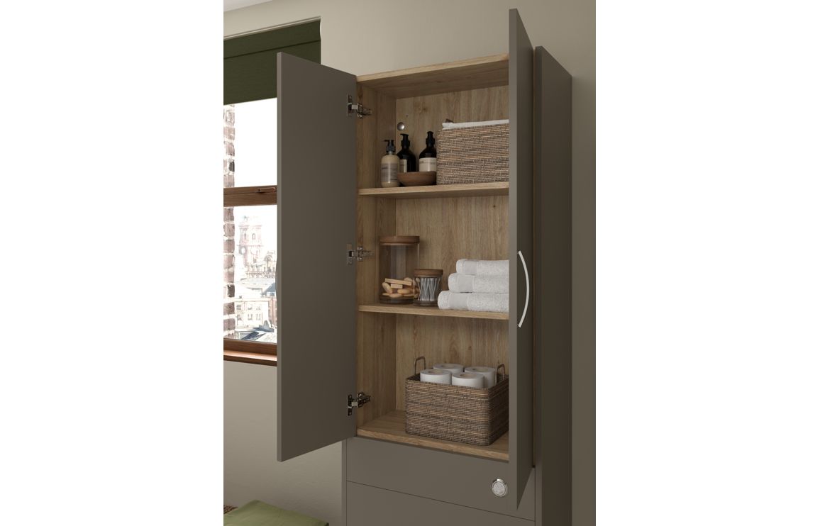 HRD 1536mm Standard Basin WC & 1 Door Unit Pack