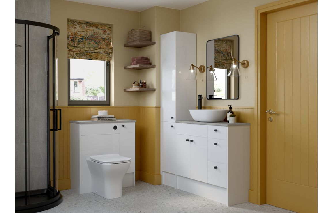 HRD 1236mm Standard Basin & WC Unit Pack