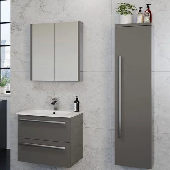 Trinexa Wall Mounted Side Unit – Trinexa Wall Mounted Side Unit | Luxury Bathroom & Radiator Collection by HomeRangeDirect