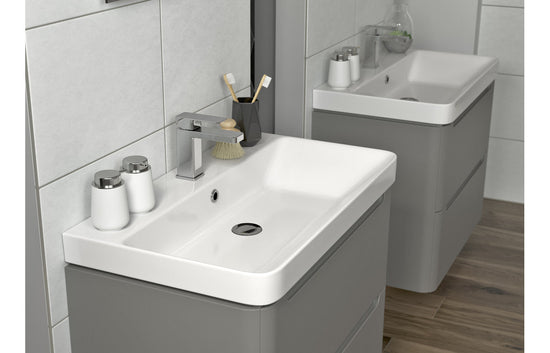 HRD 605mm 2 Drawer Wall Hung Basin Unit