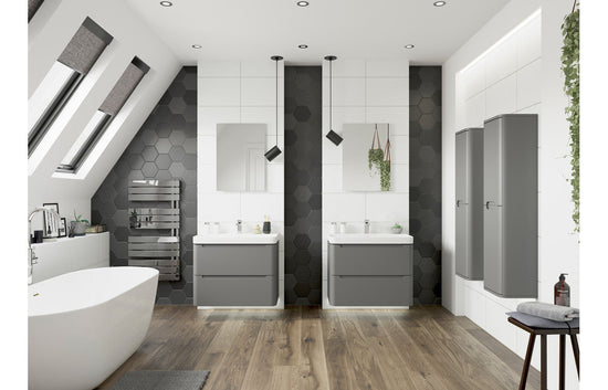 HRD 350mm 2 Door Wall Hung Tall Unit