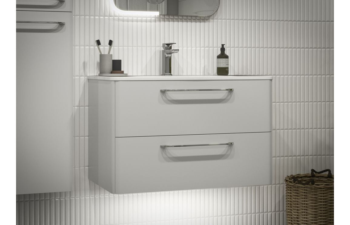 HRD 810mm 2 Drawer Wall Unit & Basin