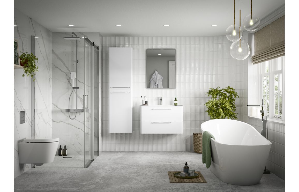 HRD 610mm 2 Drawer Wall Unit & Basin