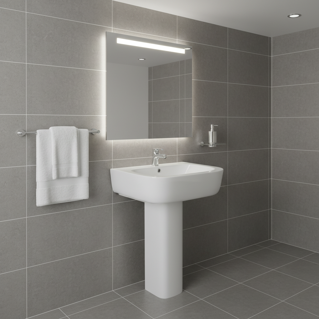 Astorra Linea Square Full Pedestal – Astorra Linea Square Full Pedestal | Luxury Bathroom & Radiator Collection by HomeRangeDirect