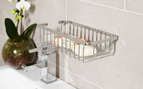 Zentra Soap Basket – Zentra Soap Basket | Luxury Bathroom & Radiator Collection by HomeRangeDirect