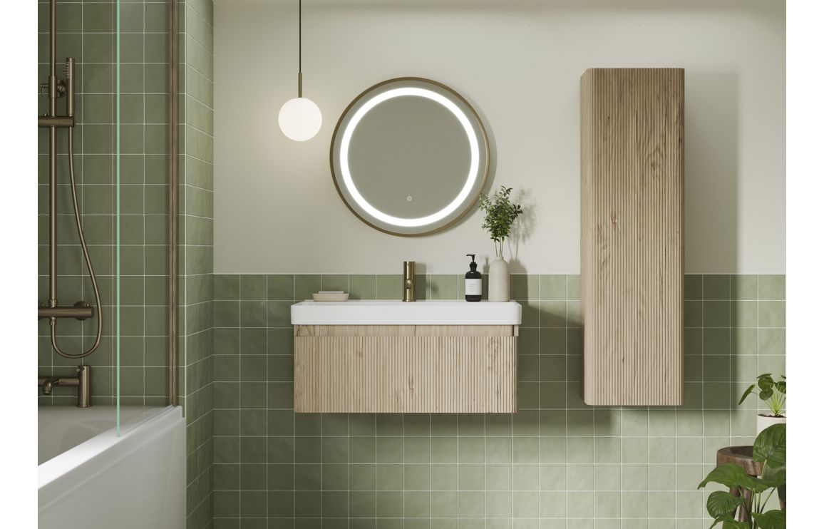 HRD 500mm Wall Hung 1 Drawer Basin Unit & Basin