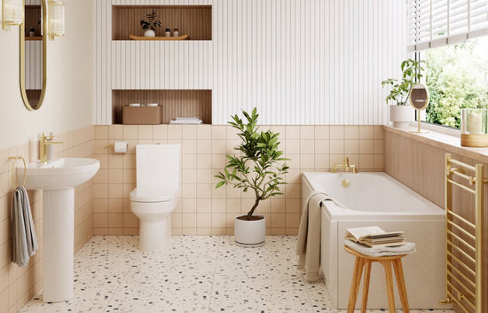 HRD 500x390mm 1TH Basin & Full Pedestal