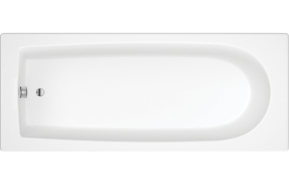 Aura Round Single End Bath 1500x700x550mm with Legs