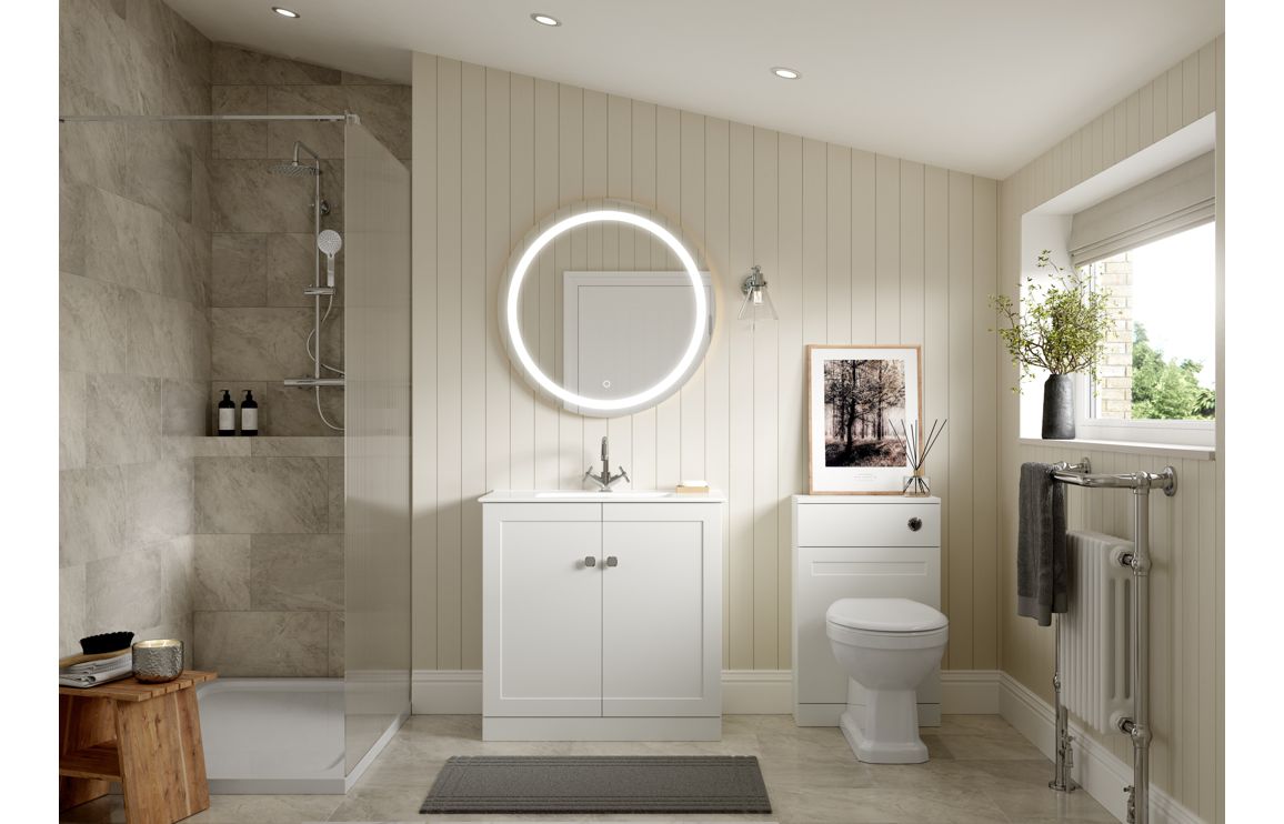 HRD 300mm Wall Hung 1 Door Tall Unit