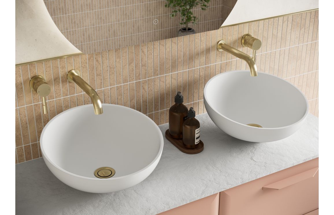 HRD 615mm Wall Hung 2 Drawer Basin Unit & 0TH Basin