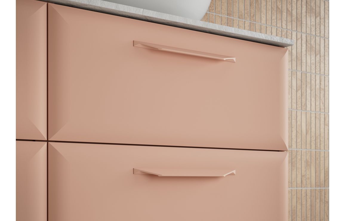 HRD 615mm Wall Hung 2 Drawer Basin Unit & 1TH Basin