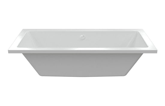 Aura Square Double End SUPERCAST Bath 1700x750x550mm with Legs
