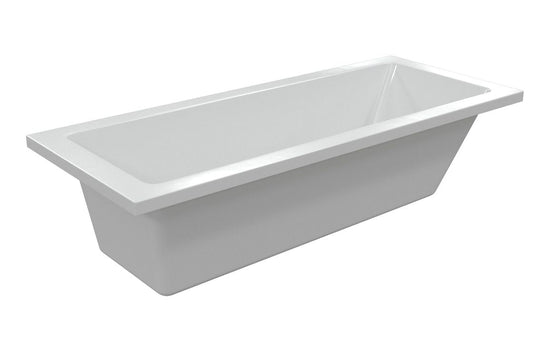 Aura Square Single End Bath 1700x750x550mm with Legs