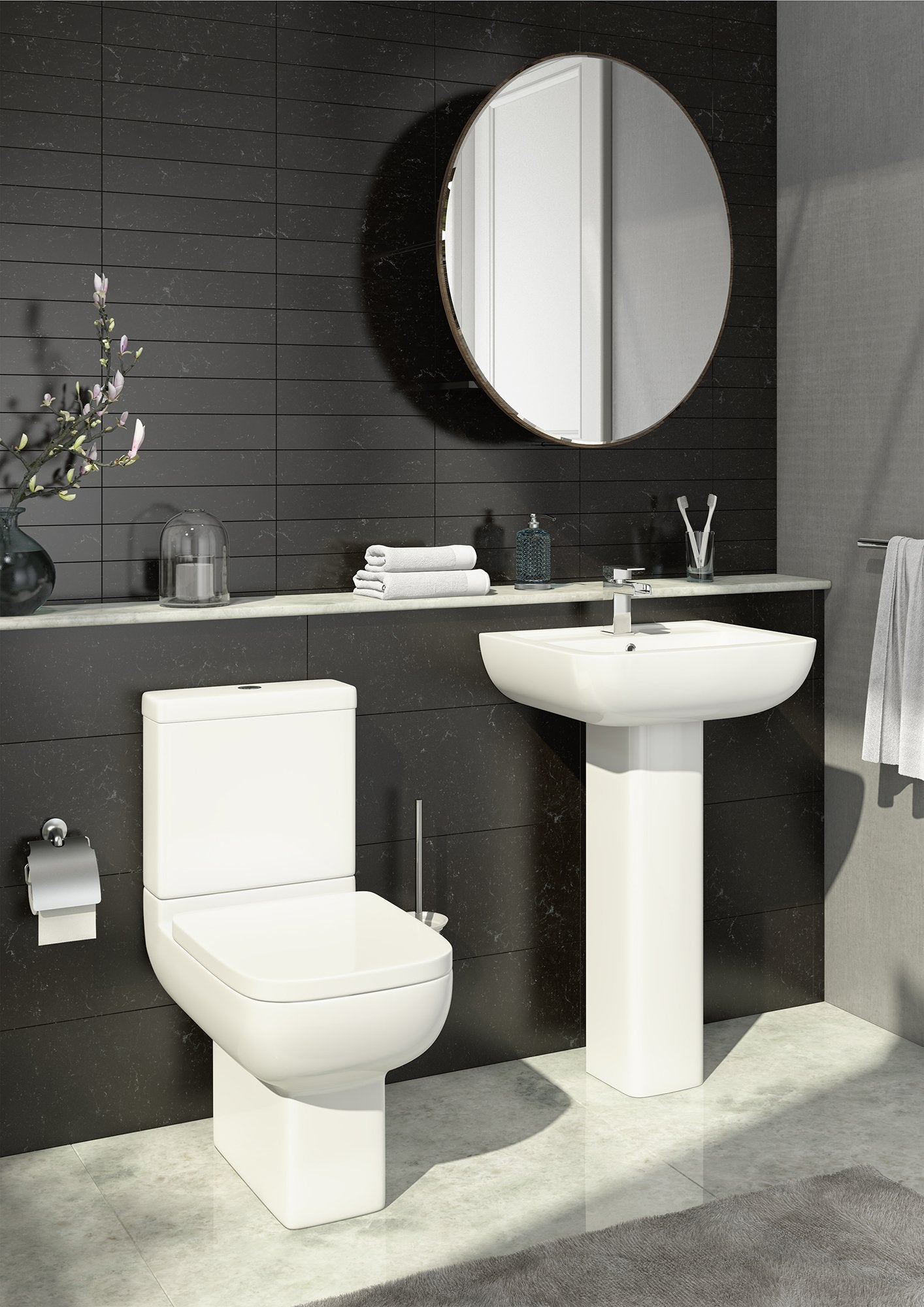 Elvora Axis 550 Soft Close Seat – Elvora Axis 550 Soft Close Seat | Luxury Bathroom & Radiator Collection by HomeRangeDirect