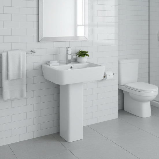 Elvora Axis 600 1Th Basin – Elvora Axis 600 1TH Basin | Luxury Bathroom & Radiator Collection by HomeRangeDirect