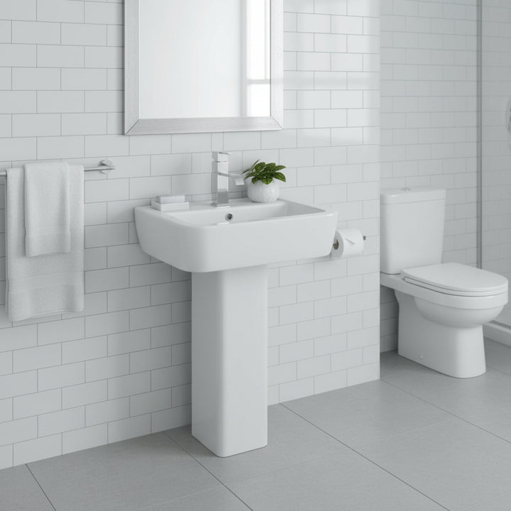 Elvora Axis 600 1Th Basin – Elvora Axis 600 1TH Basin | Luxury Bathroom & Radiator Collection by HomeRangeDirect