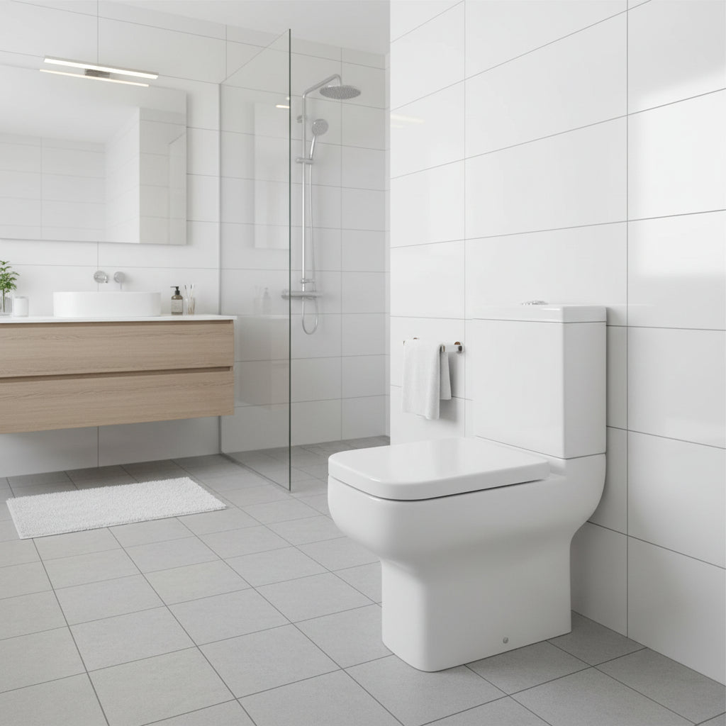 Elvora Axis 600 Comfort Height Rimless Pan – Elvora Axis 600 Comfort Height Rimless Pan | Luxury Bathroom & Radiator Collection by HomeRangeDirect