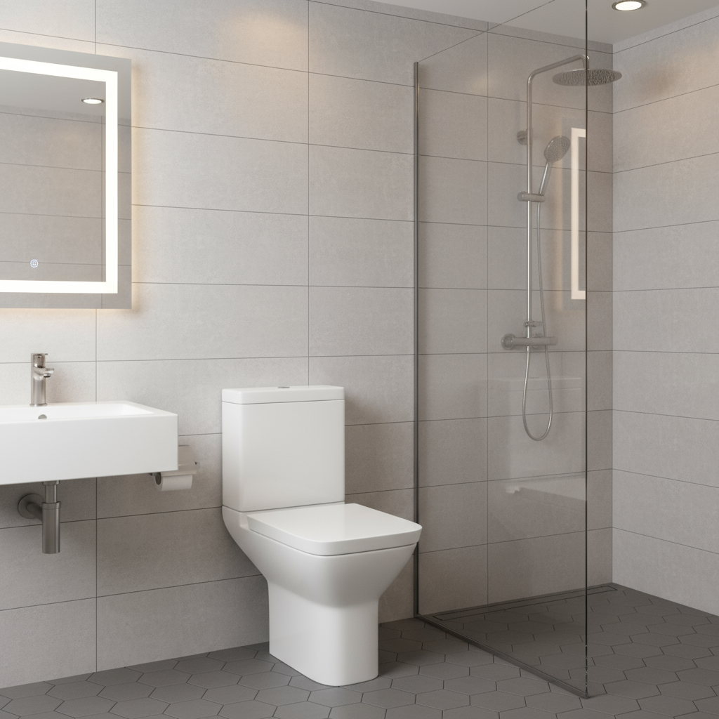 Modure Square C C Pan – Modure Square C/C Pan | Luxury Bathroom & Radiator Collection by HomeRangeDirect