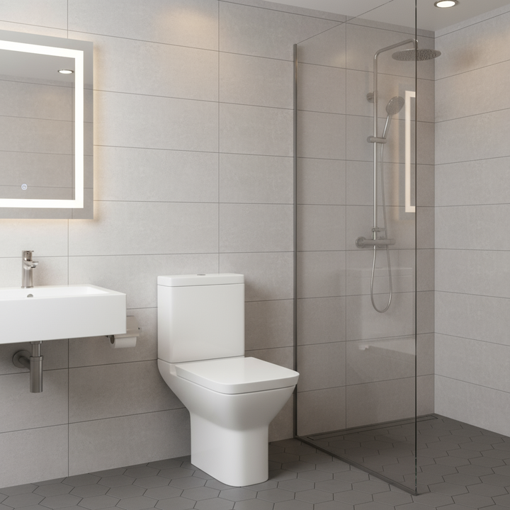 Modure Square C C Pan – Modure Square C/C Pan | Luxury Bathroom & Radiator Collection by HomeRangeDirect