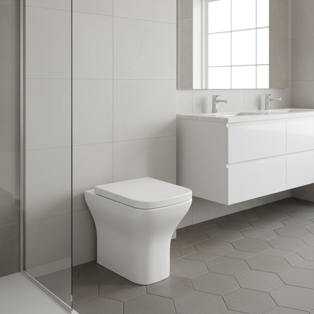 Modure Square Soft Close Seat – Modure Square Soft Close Seat | Luxury Bathroom & Radiator Collection by HomeRangeDirect