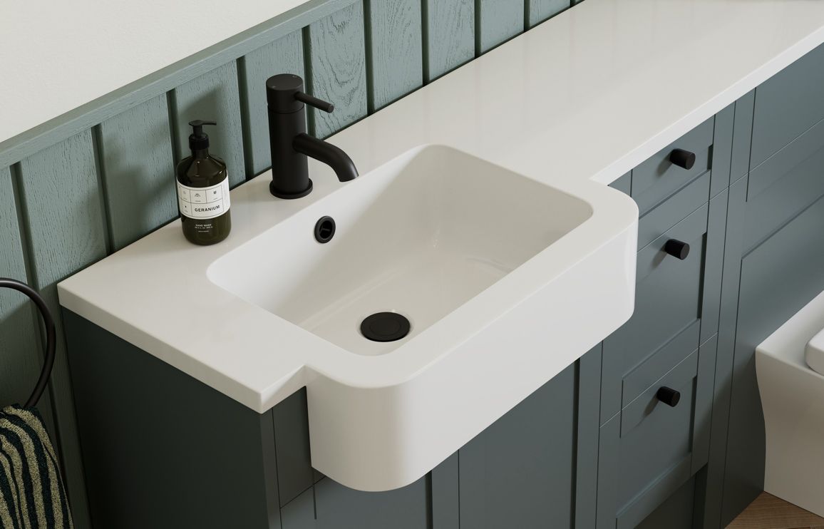 Sabira Pescara 220mm Wall Mounted Basin Mixer