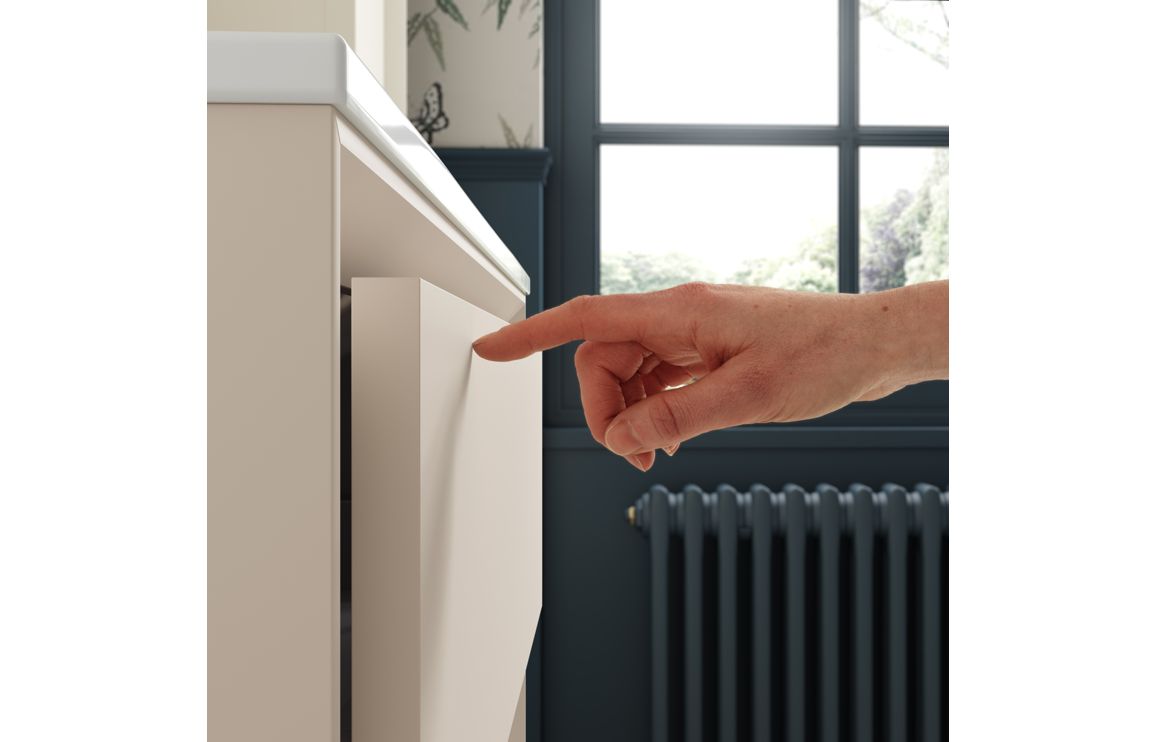 HRD 1210mm Wall Hung 4 Drawer Basin Unit & 2TH Basin