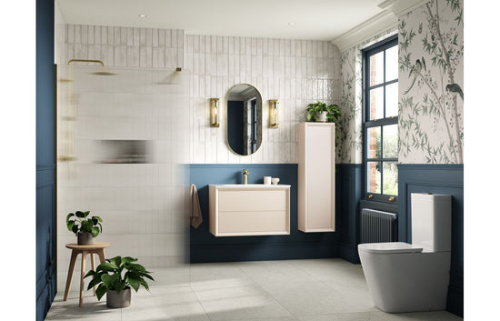 HRD 610mm Wall Hung 2 Drawer Basin Unit & 0TH Basin