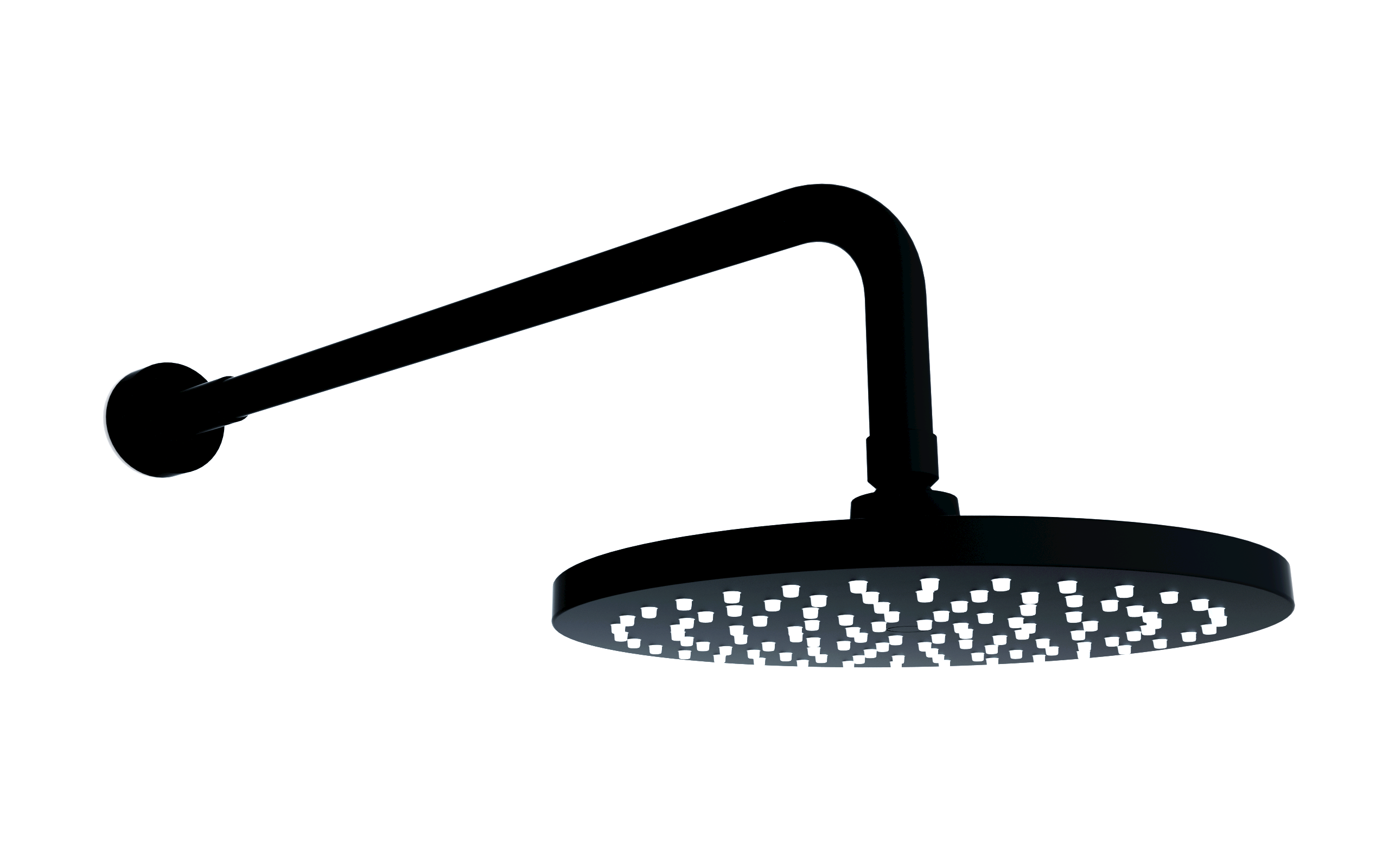 Velmora Round Wall Mounted Fixed Head Arm – Velmora Round Wall Mounted Fixed Head & Arm | Luxury Bathroom & Radiator Collection by HomeRangeDirect