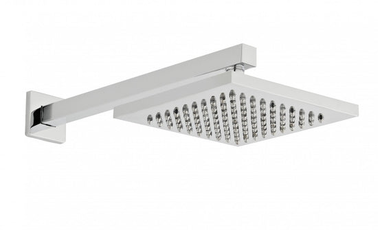 Velmora Cube Fixed Shower Head Arm – Velmora Cube Fixed Shower Head & Arm | Luxury Bathroom & Radiator Collection by HomeRangeDirect