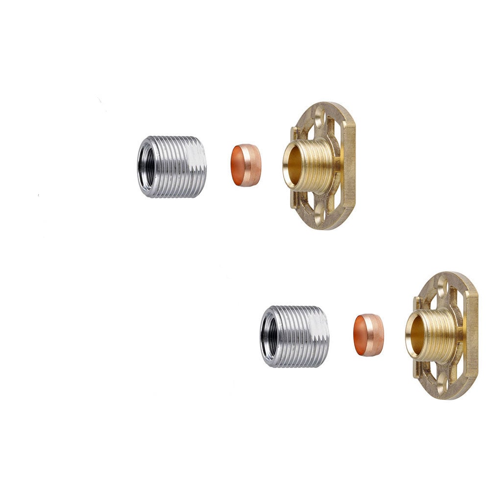 Quorra Fast Fix Brackets For Bar Showers Pair – Quorra Fast Fix Brackets for Bar Showers (Pair) | Luxury Bathroom & Radiator Collection by HomeRangeDirect