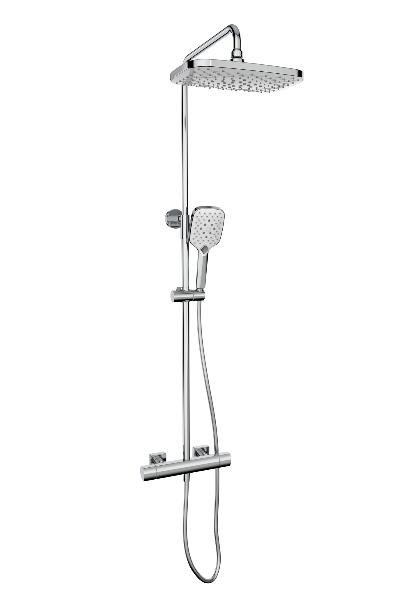 Corvella Shower With Sliding Handset Drench Head – Corvella Shower with Sliding Handset & Drench Head | Luxury Bathroom & Radiator Collection by HomeRangeDirect