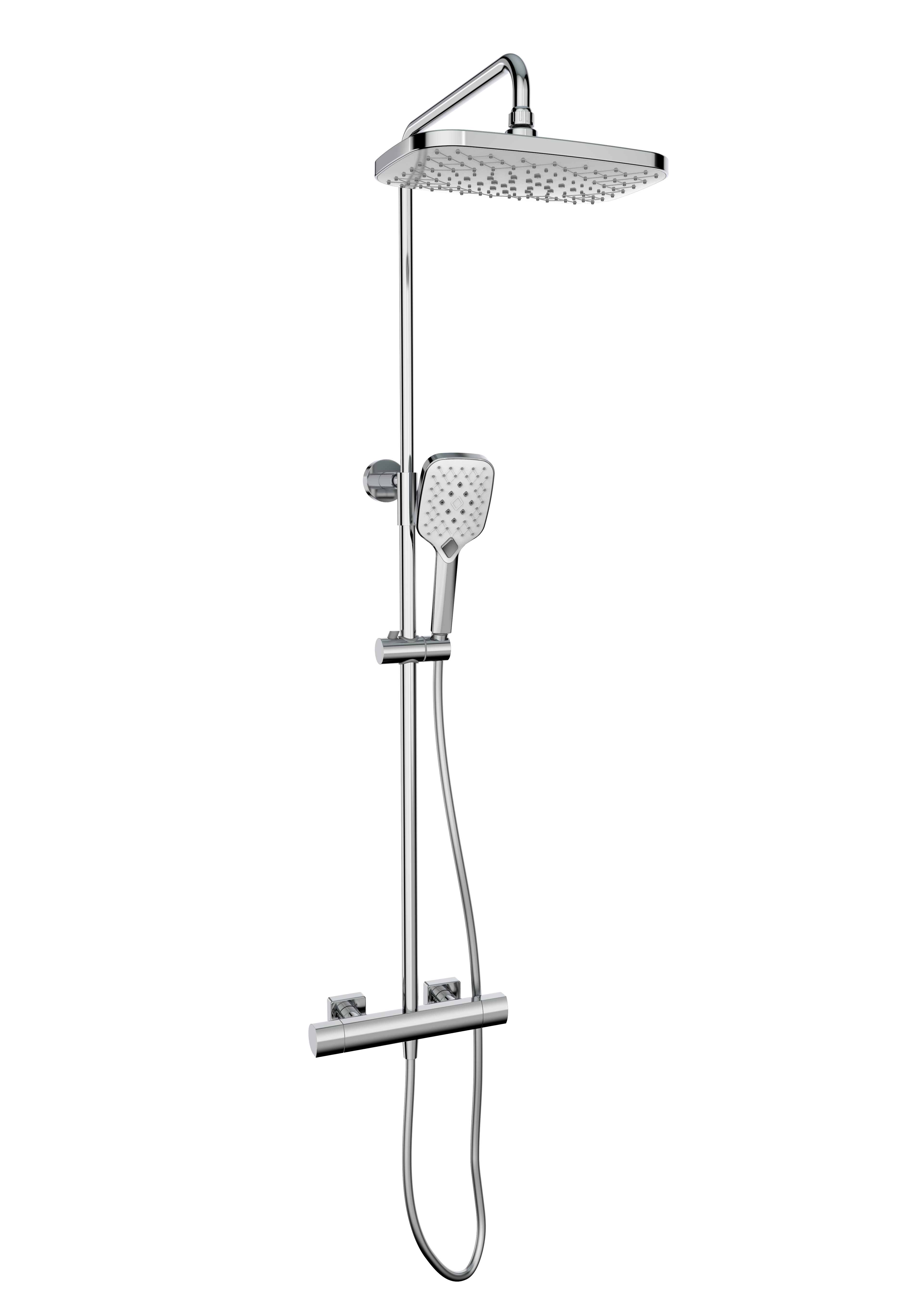 Corvella Shower With Sliding Handset Drench Head – Corvella Shower with Sliding Handset & Drench Head | Luxury Bathroom & Radiator Collection by HomeRangeDirect
