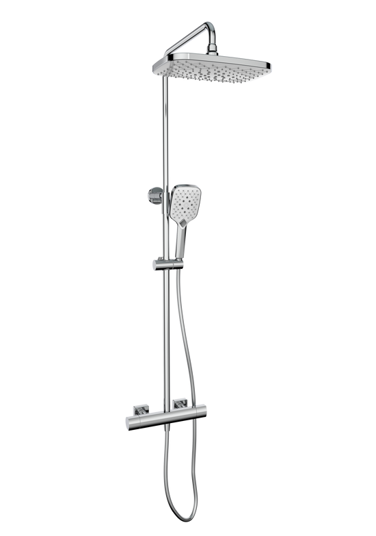 Corvella Shower With Sliding Handset Drench Head – Corvella Shower with Sliding Handset & Drench Head | Luxury Bathroom & Radiator Collection by HomeRangeDirect