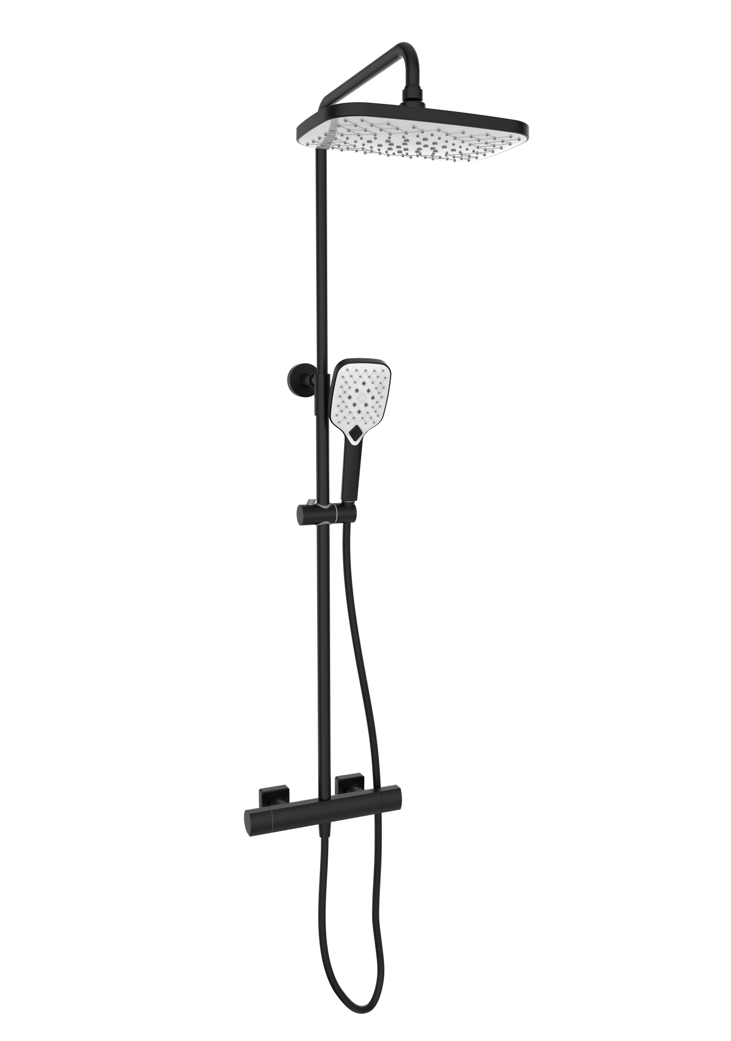 Corvella Shower With Sliding Handset Drench Head – Corvella Shower with Sliding Handset & Drench Head | Luxury Bathroom & Radiator Collection by HomeRangeDirect