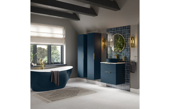 HRD 610mm Wall Hung 2 Drawer Basin Unit & 0TH Basin
