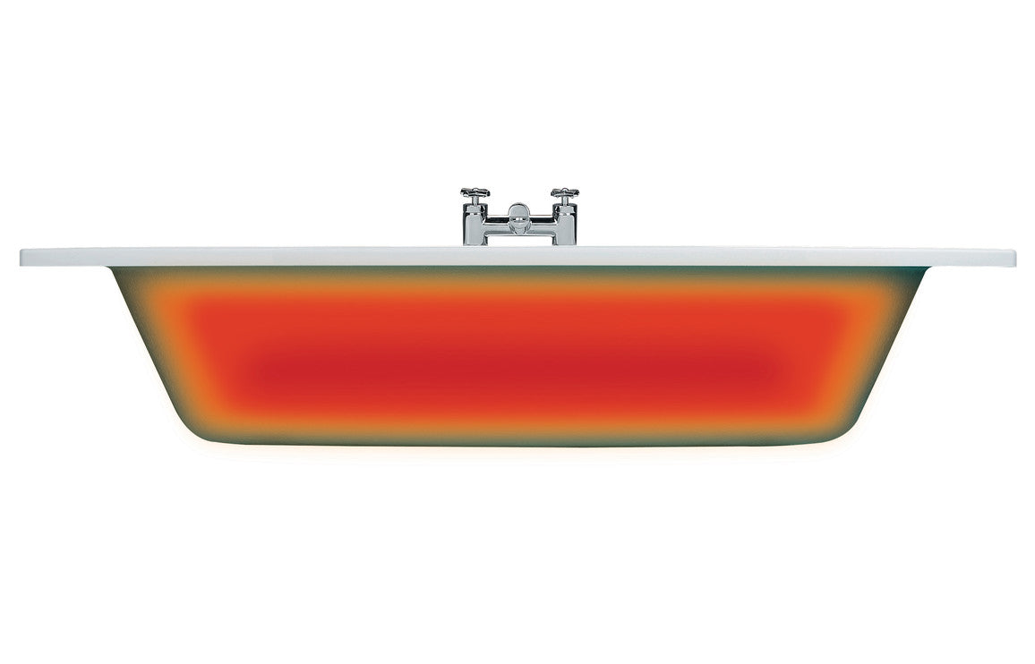 Aura Round Double End SUPERCAST Bath 1800x800x550mm with Legs