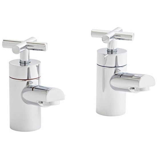 Teyno Pair Bath Pillar Taps – Teyno Pair Bath Pillar Taps | Luxury Bathroom & Radiator Collection by HomeRangeDirect