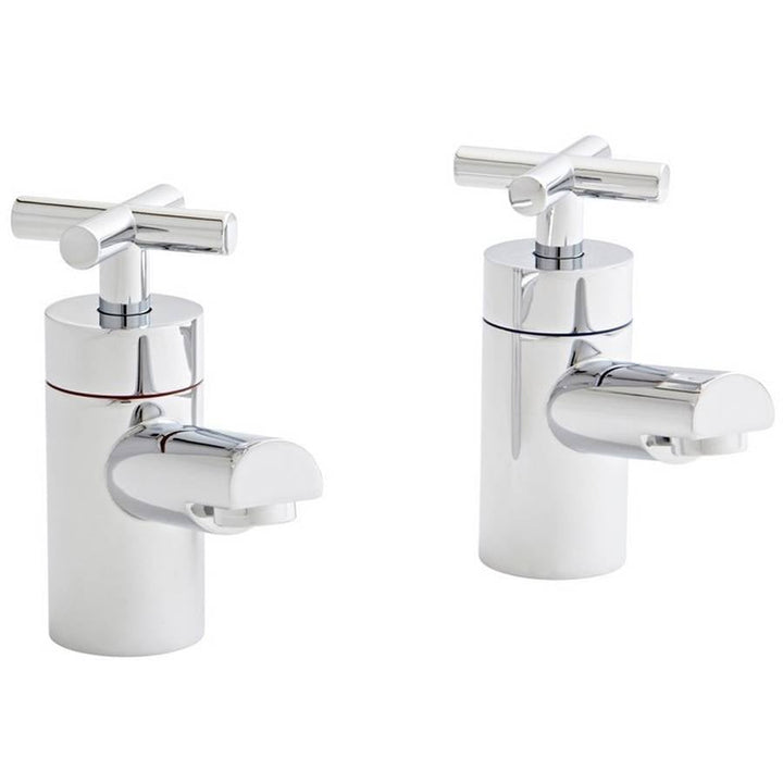 Teyno Pair Bath Pillar Taps – Teyno Pair Bath Pillar Taps | Luxury Bathroom & Radiator Collection by HomeRangeDirect