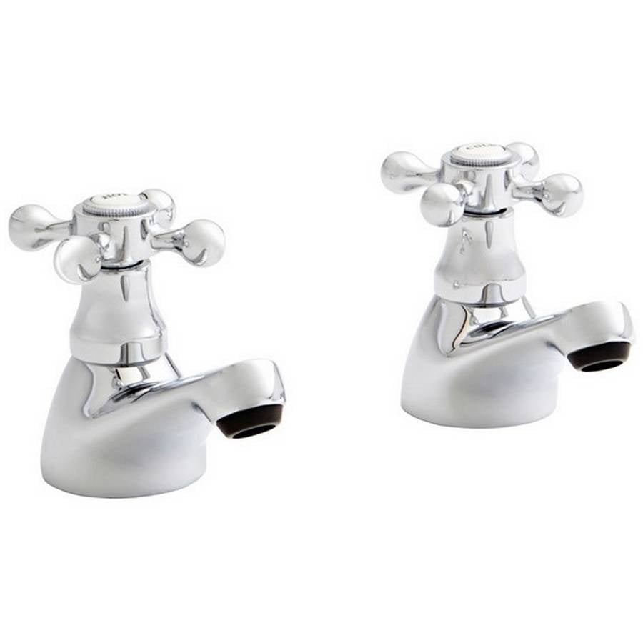 Veyra Pair Bath Pillar Taps – Veyra Pair Bath Pillar Taps | Luxury Bathroom & Radiator Collection by HomeRangeDirect